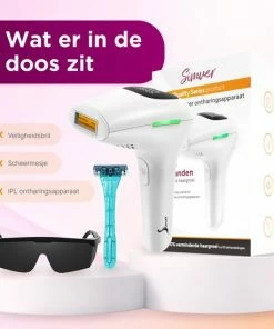 Simver Quality Series IPL Ontharingsapparaat - Laser Ontharing - Laser En Lichtontharing - Inclusief GRATIS Beschermbril -Philips winkel 550x550 160