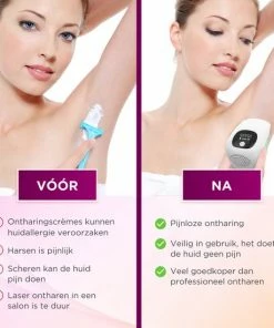 Simver Quality Series IPL Ontharingsapparaat - Laser Ontharing - Laser En Lichtontharing - Inclusief GRATIS Beschermbril -Philips winkel 550x550 161