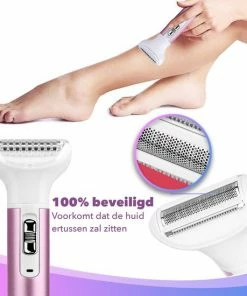 MM Brands 5 In 1 Ladyshave Voor Vrouwen - Trimmer Vrouw - Haarverwijderaar - Roze -Philips winkel 550x550 185