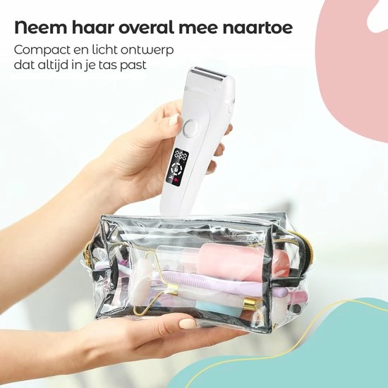 Geus Goods 3-in-1 Draadloze Ladyshave – Waterdicht – Ontharingsapparaat – Scheerapparaat Vrouw – Ontharen – Inclusief Bodylotion En Reistas – Cadeau Vrouw – Black Friday 2022 9 Geus Goods 3-in-1 Draadloze Ladyshave – Waterdicht – Ontharingsapparaat – Scheerapparaat Vrouw – Ontharen – Inclusief Bodylotion En Reistas – Cadeau Vrouw – Black Friday 2022 - Afbeelding 9