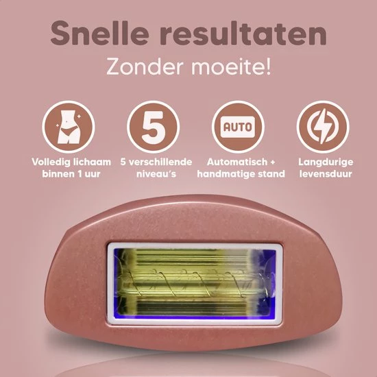 Humanic? Laser Ontharingsapparaat - Stijlvol & Pijnloos Ontharing - IPL Lichtontharing - 5 Standen 2 Humanic? Laser Ontharingsapparaat - Stijlvol & Pijnloos Ontharing - IPL Lichtontharing - 5 Standen - Afbeelding 2
