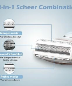 Megoqer 3-in-1 Ladyshave Voor Vrouwen - Nat En Droog Scheren -Philips winkel 550x550 31