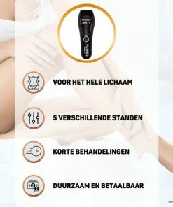 Vulpes Goods Vulpes Beauty? IPL Laser Ontharingsapparaat - Lichtontharing - Laser Ontharing - Pijnloos & Permanent Ontharen - Incl. GRATIS Veiligheidsbril, Scheermes En Opbergtas - PRO Versie -Philips winkel 550x550 312