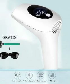 Flowfull IPL Ontharingsapparaat ? Laser Ontharing Met Beschermbril En Scheermesje - 900000 Flitsen - Pijnloos - Nederlandse Handleiding - Wit -Philips winkel 550x550 318