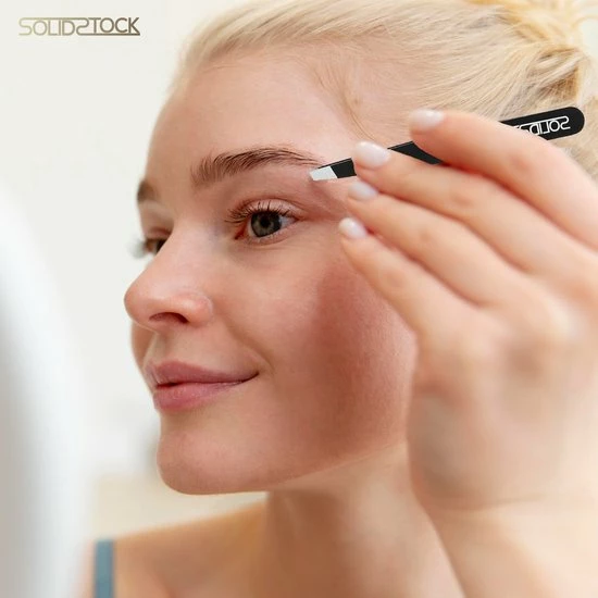 SolidStock Professionele Pincet Epileer - Tweezer - Zwart 6 SolidStock Professionele Pincet Epileer - Tweezer - Zwart - Afbeelding 6
