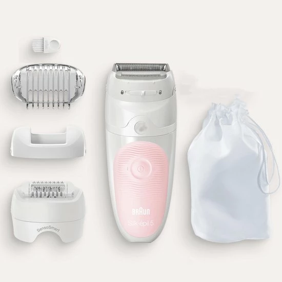 Braun Silk-?pil 5 5-620 - Epilator - Wit/Roze 11 Braun Silk-?pil 5 5-620 - Epilator - Wit/Roze - Afbeelding 11