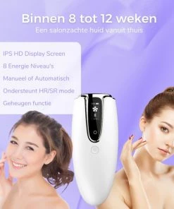 Merkloos QLAY® PRO IPL Ontharingsapparaat - Professionele Ontharing Laser - IPL Laser - Laser Ontharing - Met Beschermbril- Nieuwste Technologie -Philips winkel 550x550 396