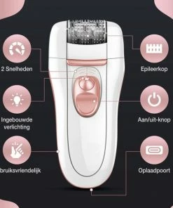 Shoplace 3 In 1 Epileerapparaat Dames - Epilator - Epilady - Ladyshave - Ontharingsapparaat - Scheerapparaat - Sinterklaas - Black Friday 2022 -Philips winkel 550x550 412