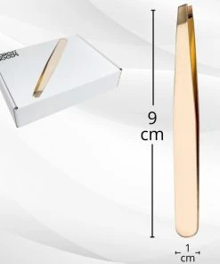 AdroitGoods Pincet Epileer - Slanted - RVS - Professioneel - Goud -Philips winkel 550x550 475