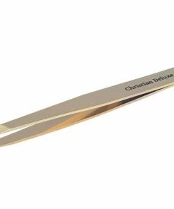 Christian Deluxe - Epileer Pincet - Slant Tweezer - Gold