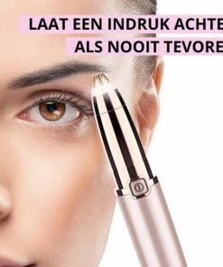 Ann Wenkbrauw Trimmer Pro - Effectieve Ontharing Epilator Voor Wenkbrauwen - Gezichtsepilator Dames - Gold