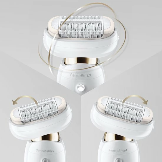 Braun Silk-?pil 9 Flex Epilator Voor Vrouwen, Design Editie Met Reisetui - Wit 3 Braun Silk-?pil 9 Flex Epilator Voor Vrouwen, Design Editie Met Reisetui - Wit - Afbeelding 3