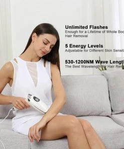 ALUSHEE? - 4-in-1 IPL Lichtontharingsapparaat - Bikinilijn - Lange Levensduur - Veilig & Snel - Laser Ontharing Machine - AP10 - Wit + Gratis Zonnebril En Scheermesje -Philips winkel 550x550 636