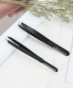 Allsa Epileer Pincet - Pincet Splinter - Epileren - Beauty - Zwart - RVS - Incl Kammetje -Philips winkel 550x550 660