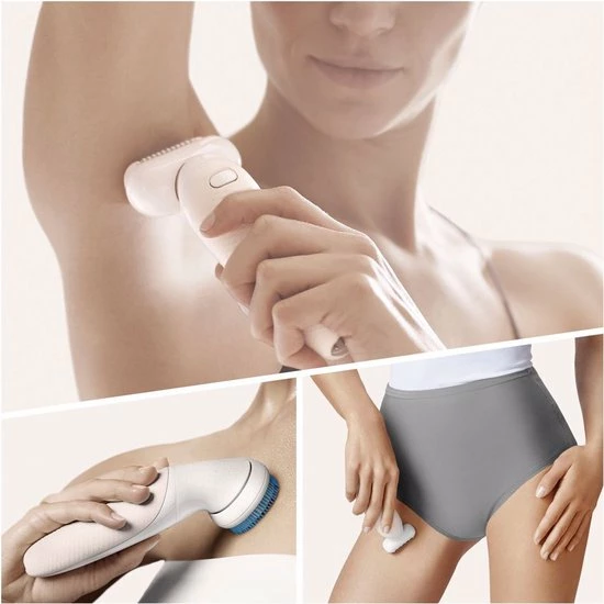 Braun Silk-épil 9 Flex 9-010 - Voor Vrouwen Met Flexibele Kop Voor Ontharen, Wit/Goud 3 Braun Silk-épil 9 Flex 9-010 - Voor Vrouwen Met Flexibele Kop Voor Ontharen, Wit/Goud - Afbeelding 3