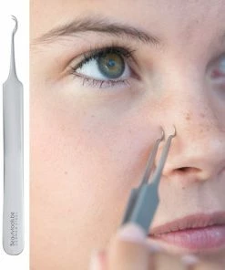 Beautytools.be BeautyTools Blackhead Remover - Pincet Voor Verwijderen Van Mee-eters - Comedonendrukker - INOX (14 Cm) (BT-1055)