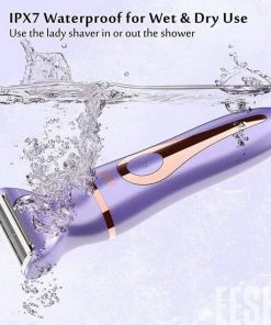Perfect Als Moederdag Cadeau Cadeautje Elektrisch Scheerapparaat Voor Dames, Draadloze Ladyshaver Voor Gezicht, Armen En Benen, Oksels, Intieme Zone, Droog En Nat Scheren, USB-C Opladen - Paars -Philips winkel 550x550 724