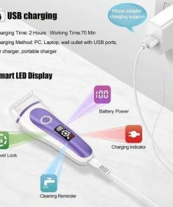 Ladyshaver Elektrisch Scheerapparaat Voor Dames, Intiem Scheerapparaat Voor Vrouwen, Elektrische Trimmer, Nat En Droog Oplaadbaar Elektrisch Scheerapparaat, Ladyshave -Philips winkel 550x550 776