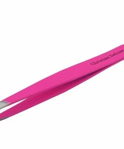 Christian Deluxe - Epileer Pincet - Slant Tweezer - Dark Pink