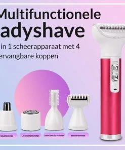 Rivema 5-in-1 Ladyshave Draadloos Voor Vrouwen ? Epilator ? Wenkbrauw Trimmer ? Scheerapparaat Vrouw ? Ontharingsapparaat - Body Shaver -Philips winkel 550x550 814