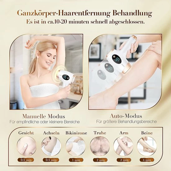 IPL Ontharingsapparaat, Thuisgebruik IPL Haarverwijderaar 999,999 Lichtimpuls & 3 Cm Ontharingsgrootte, Duurzame Ontharingsapparaat Laser Voor Lichaam, Gezicht, Bikinizone, Intieme Delen 11 IPL Ontharingsapparaat, Thuisgebruik IPL Haarverwijderaar 999,999 Lichtimpuls & 3 Cm Ontharingsgrootte, Duurzame Ontharingsapparaat Laser Voor Lichaam, Gezicht, Bikinizone, Intieme Delen - Afbeelding 11