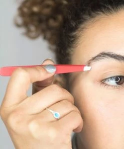 Beautytools.be BeautyTools Epileerpincet PRECISION - Pincet Met Schuine Bek Voor Wenkbrauwen - Love Red - Tweezers (9.5 Cm) - (BT-1987) -Philips winkel 550x550 893