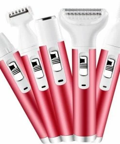 Bluemay 5-in-1 Ladyshave - Pijnloos - Ladyshave Voor Vrouwen - Scheerapparaat - Trimmer - Haarverwijderaar - Ontharing - Ontharingsapparaat