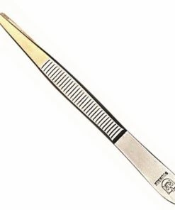 RÖR Solingen Epileer Tweezer / Pincet - 75 Mm - Spits - RVS - Verguld