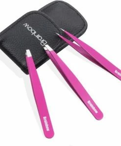 Schoonheidswinkel Professionele Epileer Pincetten Set In Etui | Tweezer Set | Epileer Set