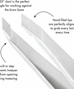 Tweezerman Slant Tweezer Pincet - Platinum - Studio Line Verpakking - 1 Stuk -Philips winkel 550x552 23