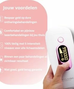 Skinclaire IPL Ontharingsapparaat - Laser Ontharing - Laser En Lichtontharing - GRATIS Beschermbril En Scheermesje 14 Skinclaire IPL Ontharingsapparaat - Laser Ontharing - Laser En Lichtontharing - GRATIS Beschermbril En Scheermesje -Philips winkel 550x553