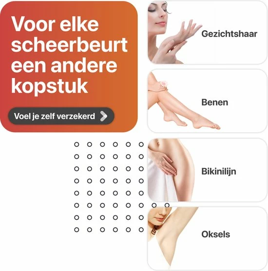 Smart-Tech - 4 In 1 Ladyshave - Oplaadbaar - Wenkbrauw Trimmer - Neus- En Oor Trimmer - Rose Gold 3 Smart-Tech - 4 In 1 Ladyshave - Oplaadbaar - Wenkbrauw Trimmer - Neus- En Oor Trimmer - Rose Gold - Afbeelding 3