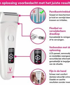 Vivefly Healthcare She Shave Lady Shaver- Lady Shaver -Draadloze Ontharing - Nat En Droog - Oplaadbaar - Bikinilijn -Philips winkel 550x557 14