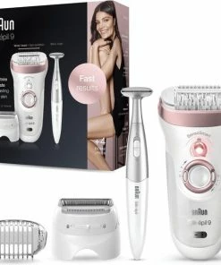 Braun Silk-?pil 9 9-890 - Epilator - Wit/Ros?goud
