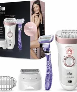 Braun Silk-?pil 9 9-870 - Epilator - Wit/Ros?goud