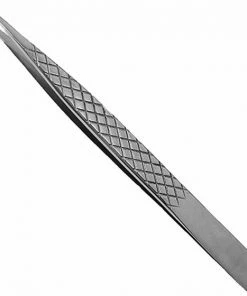 MEDLUXY Pro - Wimperpincet - 14 Cm - Recht - Diamant (Eyelash Tweezer - RVS Pincet Voor Wimperextions - Nepwimpers)