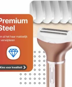 Smart-Tech - 4 In 1 Ladyshave - Oplaadbaar - Wenkbrauw Trimmer - Neus- En Oor Trimmer - Rose Gold 16 Smart-Tech - 4 In 1 Ladyshave - Oplaadbaar - Wenkbrauw Trimmer - Neus- En Oor Trimmer - Rose Gold -Philips winkel 550x560