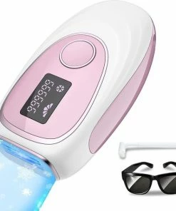 IPL-apparaat Ontharing Met 999,999 Lichtpuls Ontharingsapparaat Met Functie Vriespunt Fotonen Voor Lichaam Gezicht Bikini Zone Vrouwen En Mannen - (maken Make-up Tas)