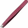 AdroitGoods Pincet Epileer - Slanted - RVS - Professioneel - Rood