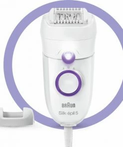 Braun Silk-?pil 5 505 Power 28 Pincetten Paars, Wit -Philips winkel 550x563