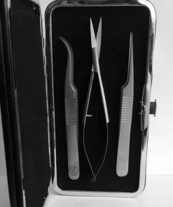 Black Line "BlackLine" Set Van 2 Pincetten En Schaar In Een Magnetische Case