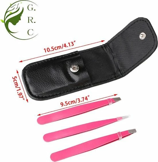 Wenkbrauw Epileer Pincet Set - Zwart -Zilver - Zacht Roze - donker roze - Set pincet professionele roestvrij staal make-up wenkbrauw pincet set met etui Topservice Wenkbrauw Epileer Pincet Set - Zwart -Zilver - Zacht Roze - Donker Roze - Set Pincet Professionele Roestvrij Staal Make-up Wenkbrauw Pincet Set Met Etui -Philips winkel 550x566 10