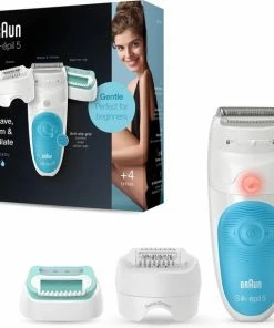Braun Silk-?pil 5-610 Wit/Turquoise - Epilator -Philips winkel 550x573