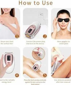 IPL-apparaat Ontharing Met 999,999 Lichtpuls Ontharingsapparaat Met Functie Vriespunt Fotonen Voor Lichaam Gezicht Bikini Zone Vrouwen En Mannen - (maken Make-up Tas) -Philips winkel 550x574 3