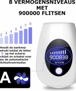 Flowfull IPL Ontharingsapparaat ? Laser Ontharing Met Beschermbril En Scheermesje - 900000 Flitsen - Pijnloos - Nederlandse Handleiding - Wit -Philips winkel 550x575