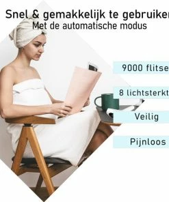 Flowfull IPL Ontharingsapparaat ? Laser Ontharing Met Beschermbril En Scheermesje - 900000 Flitsen - Pijnloos - Nederlandse Handleiding - Wit -Philips winkel 550x576
