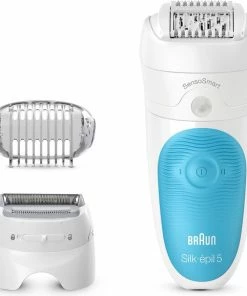 Braun Silk-?pil 5-610 Wit/Turquoise - Epilator -Philips winkel 550x578 4