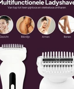 3-in-1 Draadloze Ladyshave - Scheerapparaat Vrouw- Oplaadbaar Standaard - Oksels - Benen - Trimmer Vrouw - Haarverwijderaar - Nat En Droog - Clean Supply -Philips winkel 550x579 1