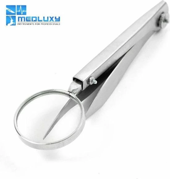 MEDLUXY - Splinter Pincet Met Vergrootglas (loep Verstelbaar) - Recht - 13 Cm 2 MEDLUXY - Splinter Pincet Met Vergrootglas (loep Verstelbaar) - Recht - 13 Cm - Afbeelding 2