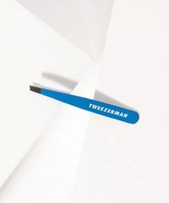 Tweezerman Studio Line Mini Slant Tweezer Bahama Blue - RVS/Blauw -Philips winkel 550x580 3
